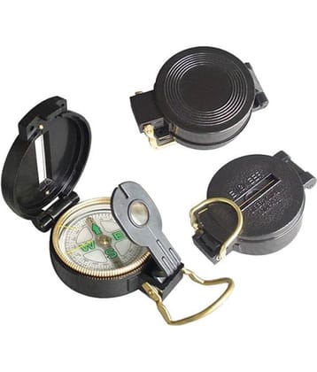 JGG-Rare New Addition Directional Compass North Arrow Floating Metal Compass (Black)