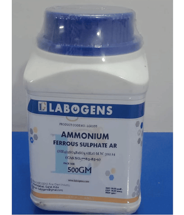 AMMONIUM FERROUS SULPHATE  AR  500GM