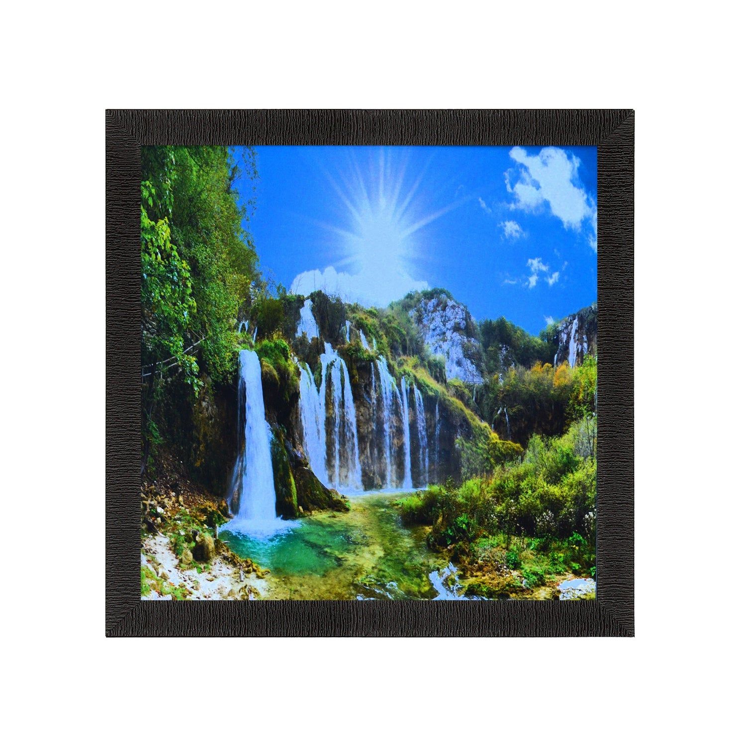 Scenery View Satin Matt Texture UV Art Painting