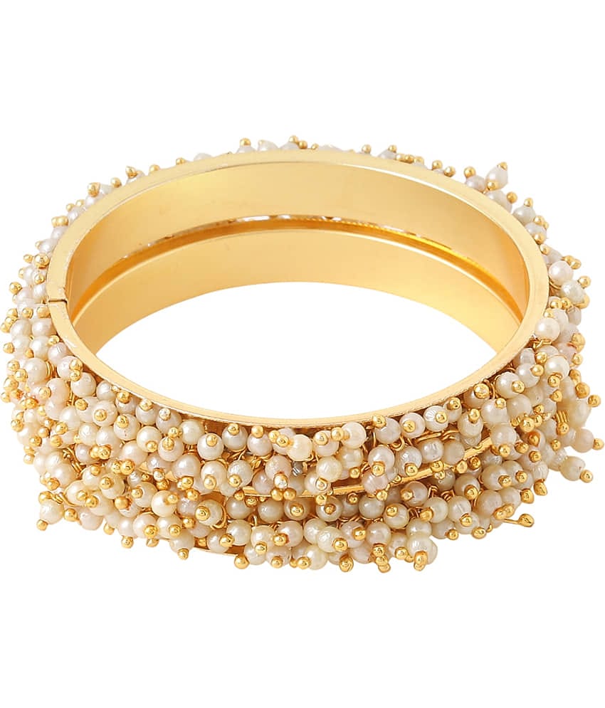 VIRAASI - Gold Bangle Set ( Pack of 1 )
