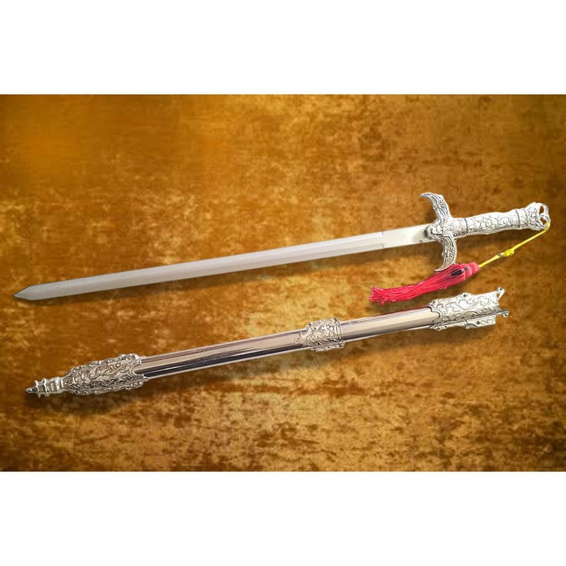 Indian Traditional Sword with Metal Cover | 33.50 Inches Long Handcrafted Royal Style for Marriage - DULHA (3129)