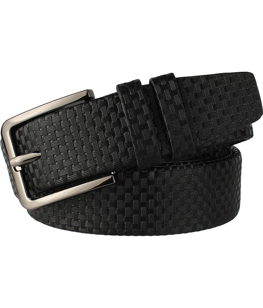 Loopa Black PU Formal Belt Pack of 1