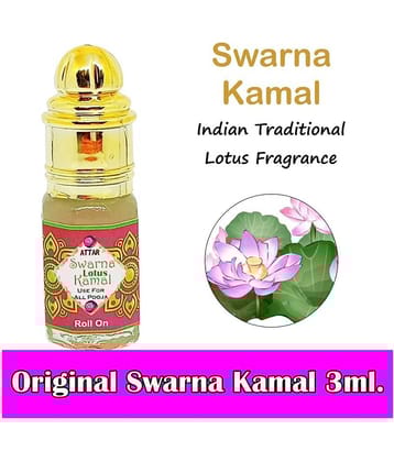 INDRA SUGANDH BHANDAR - Swarna Kamal Attar For Men & Women 3ml Pack Of 1