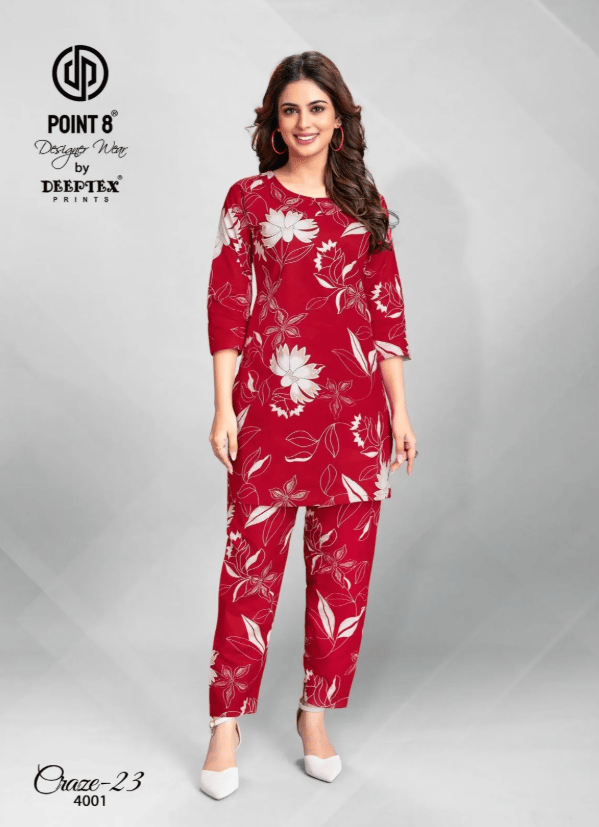 Craze 23 Deeptex Prints Co Ord Set