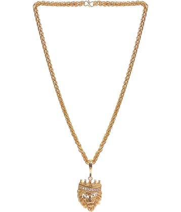 JIPPA - Golden Pendant set ( Pack of 1 )