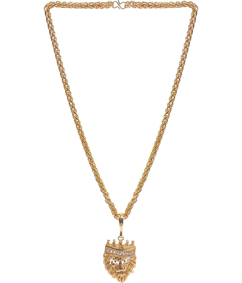 JIPPA - Golden Pendant set ( Pack of 1 )