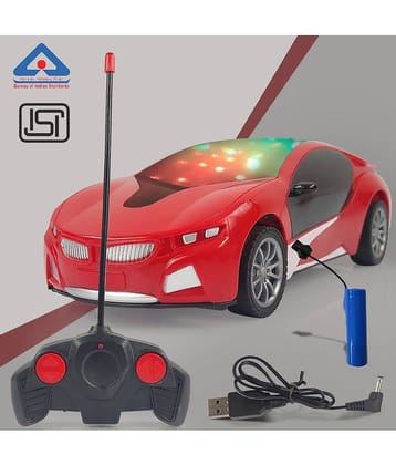 NHR - Red Plastic Car ( Pack of 1 )