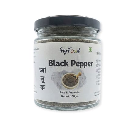 HyFood Black Pepper Powder - 410 gm - One jar of Black Pepper
