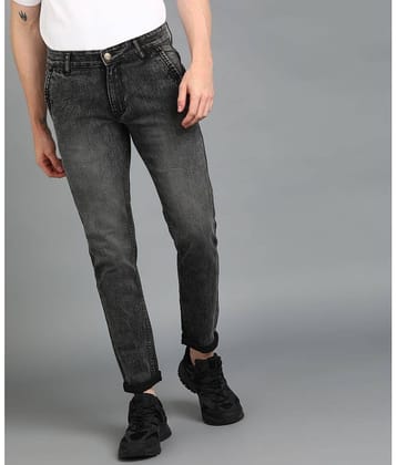 Urbano Fashion Slim Fit Washed Men's Jeans - Black ( Pack of 1 )