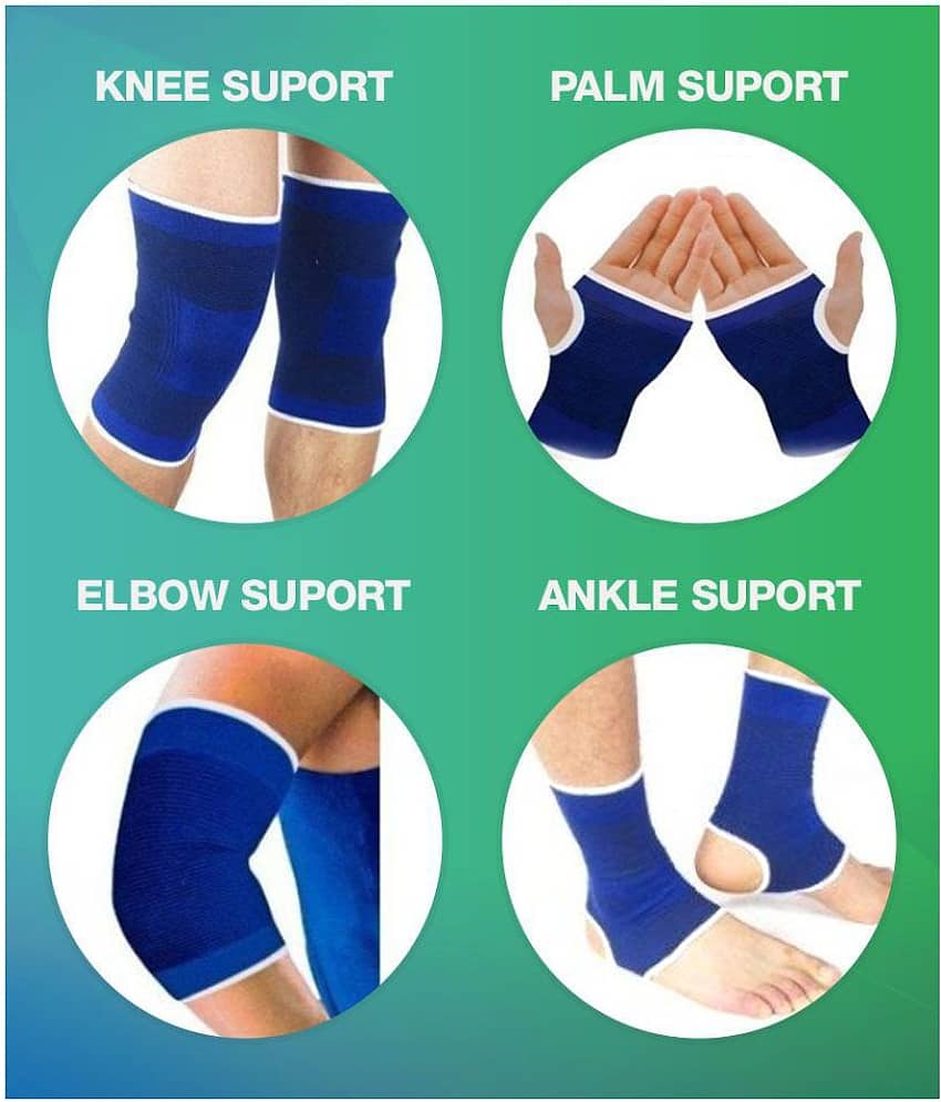 Jabatara Palm, Ankle, Elbow & Knee Support Free Size Palm, Ankle, Elbow & Knee
