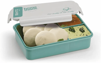 Ski Bento 3 Grid Compartment Leakproof Lunch Box