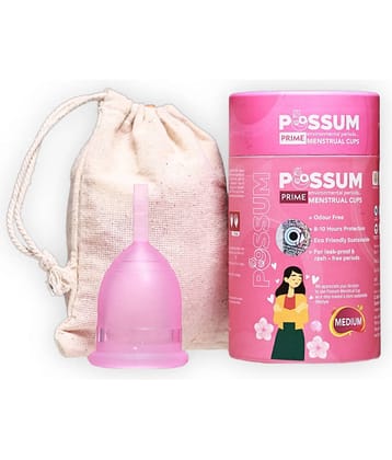 POSSUM Silicone Reusable Menstrual Cup Medium ( Pack of 1 )