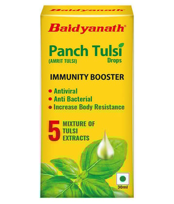 Baidyanath Panch (Amrit) Tulsi Drops | (30 ml)