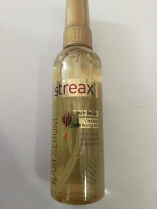 Streax Vitalized With walnut oll Hair serum 24 hour shine 