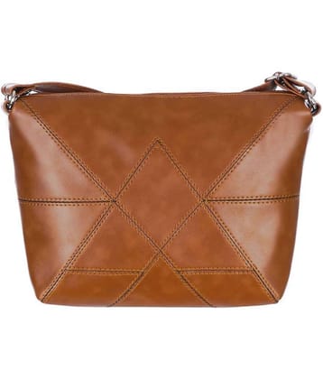 Leather Land Sling Bag P.U. Set of 1 ( Tan )