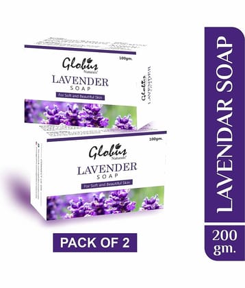 Globus Naturals Lavender Soap, 100gm (Pack of 2)