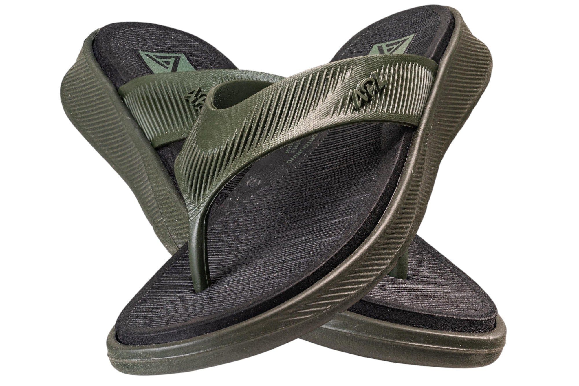 Apl Gents Olive / Black Chappal EVA (Yee Pro)-Olive/Black / 10