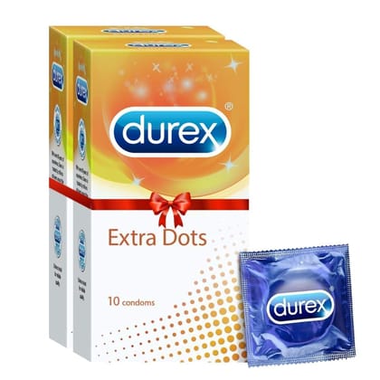 Durex Extra Dotted Condoms for Men