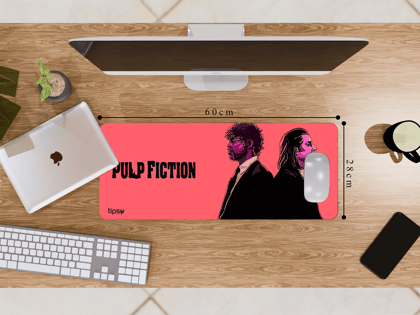 "PULP FICTION" Gaming Mousepad- Elevate Your Gaming Experience-Medium (28CM X 60CM) / Plane