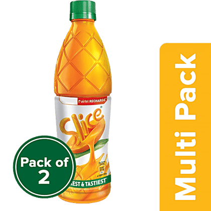Slice Thickest Mango Drink, 2x600 ml Multipack