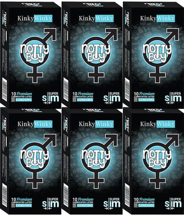 NottyBoy Ultra Thin Smooth Condoms For Men - 60 Units