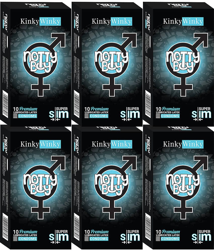 NottyBoy Ultra Thin Smooth Condoms For Men - 60 Units