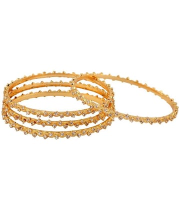 The Jewelbox Golden Bangle Set