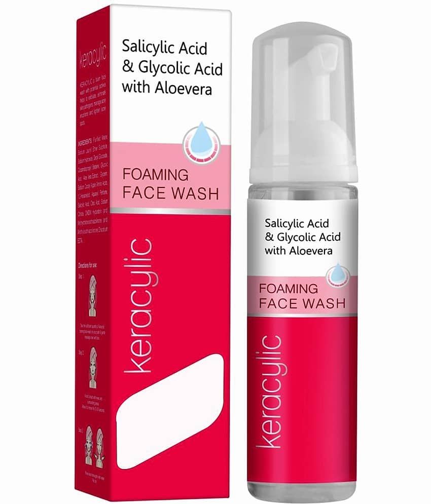 Leeford Keracylic Foaming Face Wash - Deep Cleansing with aloevera, 60ml