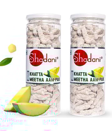 Shadani Khatta Meetha Aampak Hard Candies 225 gm Pack of 2
