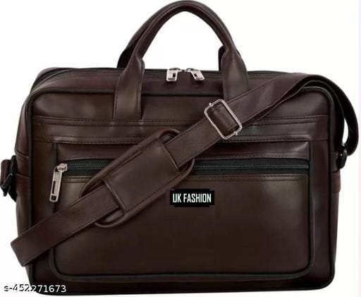Men women brown messenger bag regular size