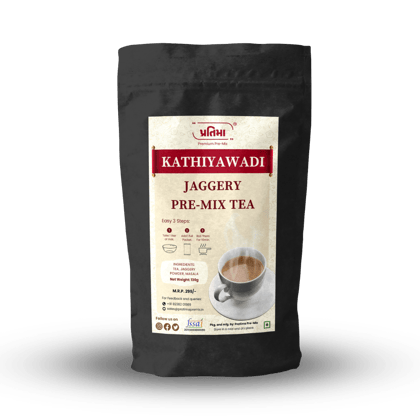 Kathiyawadi Jaggery Tea Pre-Mix  For 1 Liter Milk