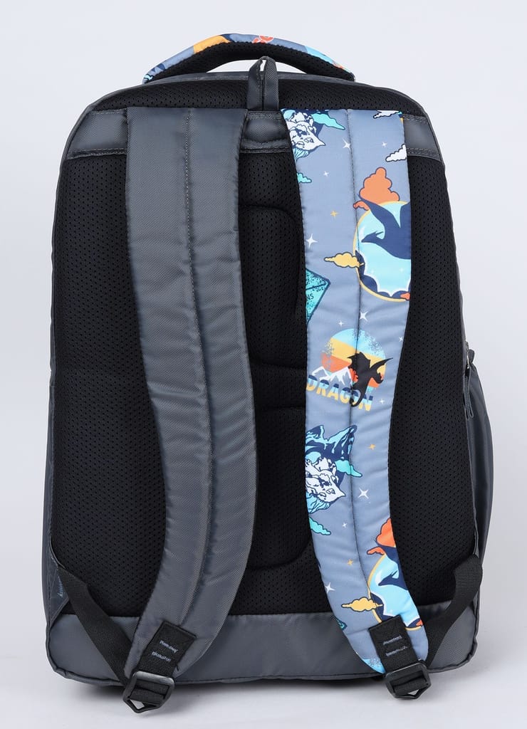 PB Pearlbags DOLLAR 18L Printed Casual Backpack,3 Compartment,Premium Fabric,Water Resistant Anti Theft,School & College Bag for Boys and Girls,Office & Travel Bag for Men and Women,45X30X13 Cms