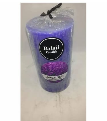 Scented Pillar Candle Lavender