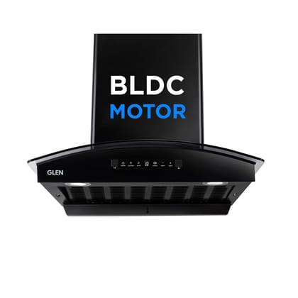 Hood FABIA Black Kitchen Chimney 60cm |1600m/hr Suction Capacity | Filterless Thermal Auto Clean Chimney | Curved Glass Design |Touch & Gesture Control|1-Year Comprehensive Warranty & 7-Year Motor Hood FABIA Black Kitchen Chimney 60cm |1600m/hr Suction C