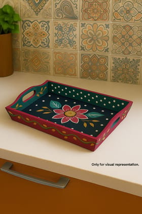 Dbeautify's DIY Rectangular MDF Serving Tray