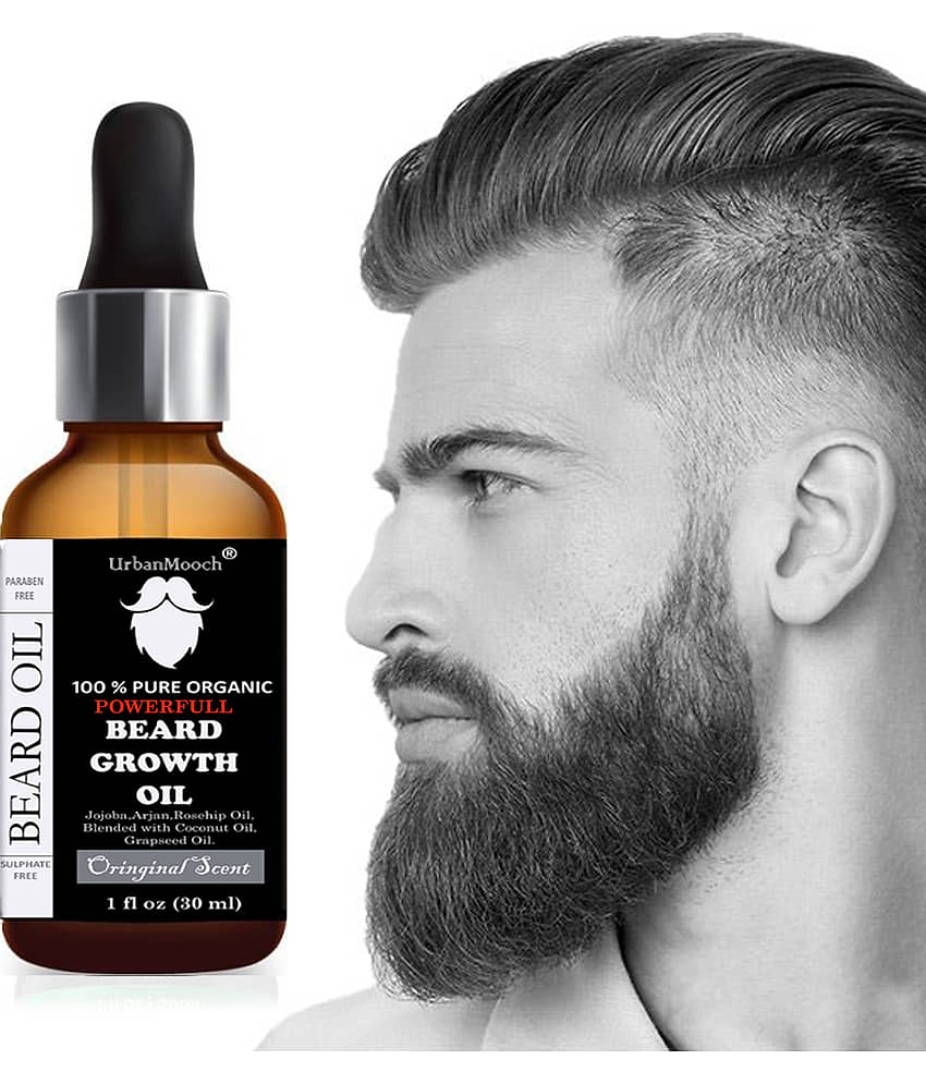 UrbanMooch - 30mL Growth Increasing Beard Oil (Pack of 1)