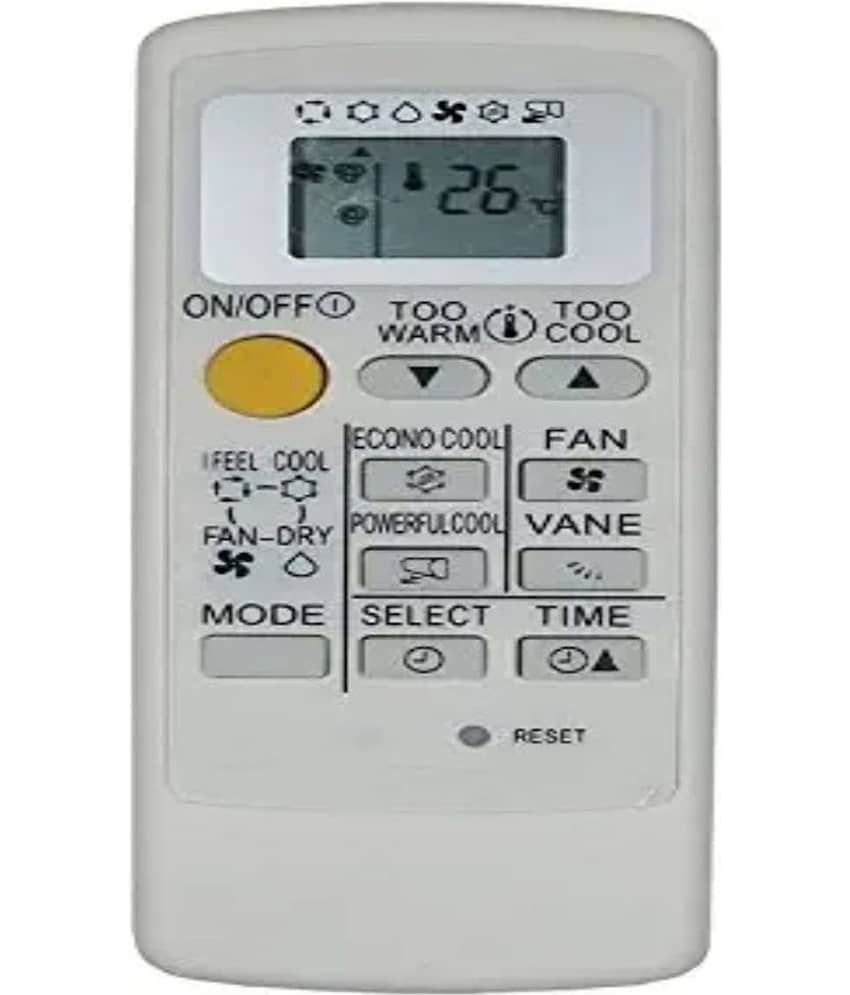 SUGNESH Re - 122 AC Remote Compatible with  Mitsubishi AC