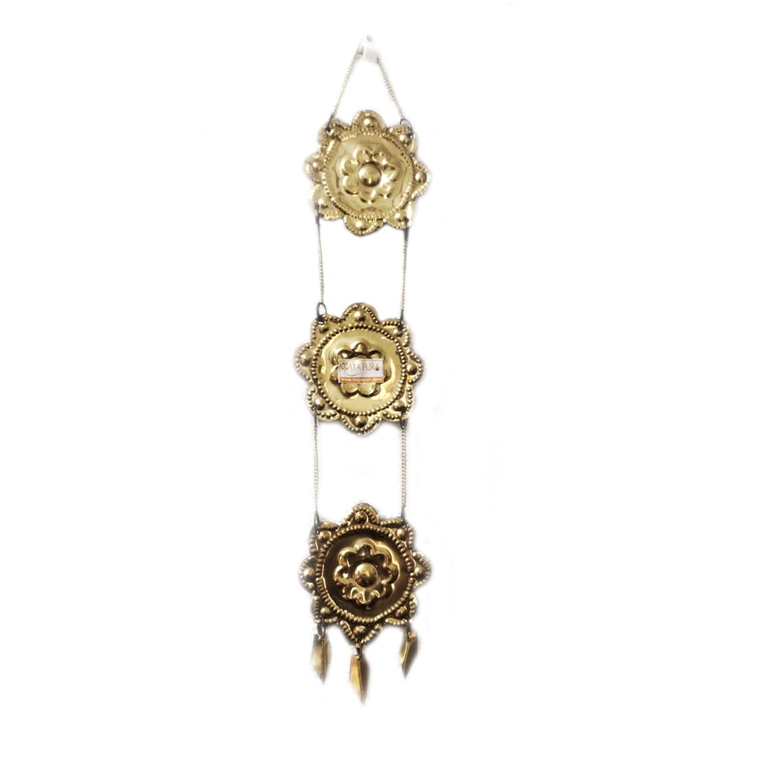 MAYAPURI Pital Chand Mala for Puja, Accessory to Hang from The Deity's Hands (12)