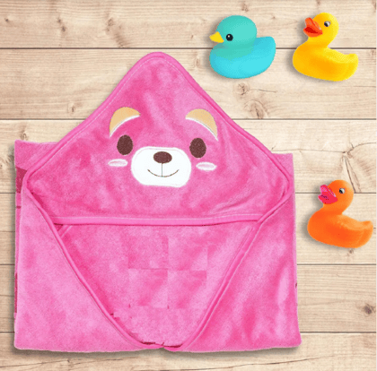 VillWin Single pink Cotton Bath Towels