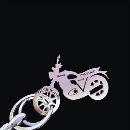 Keeway Xlight 125 Keychain-Silver