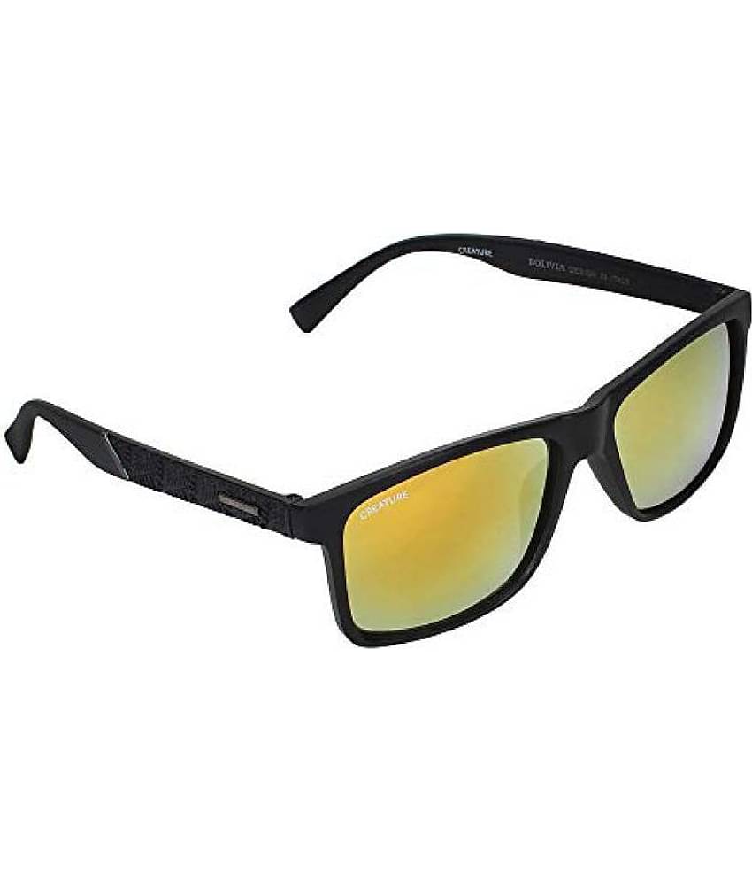Creature - Yellow Square Pack of 1 Sunglasses