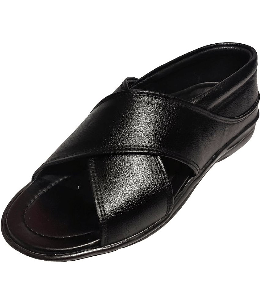 INFINITRENZ - Black Men's Sandals
