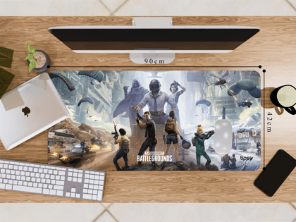 "BATTLEGROUNDS- GAMING IN THE WILD" Gaming Mousepad- Elevate Your Gaming Experience-Extra Large (42CM X 90CM) / Plane