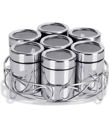 Visaxmi 7 masala box stand Steel Silver Food Container ( Set of 1 )