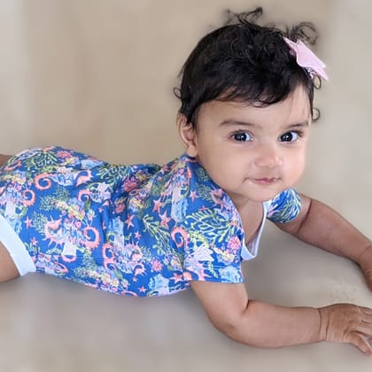 Baby Onesie | Half Sleeve Bodysuit | Ocean Treasures-0-1 month