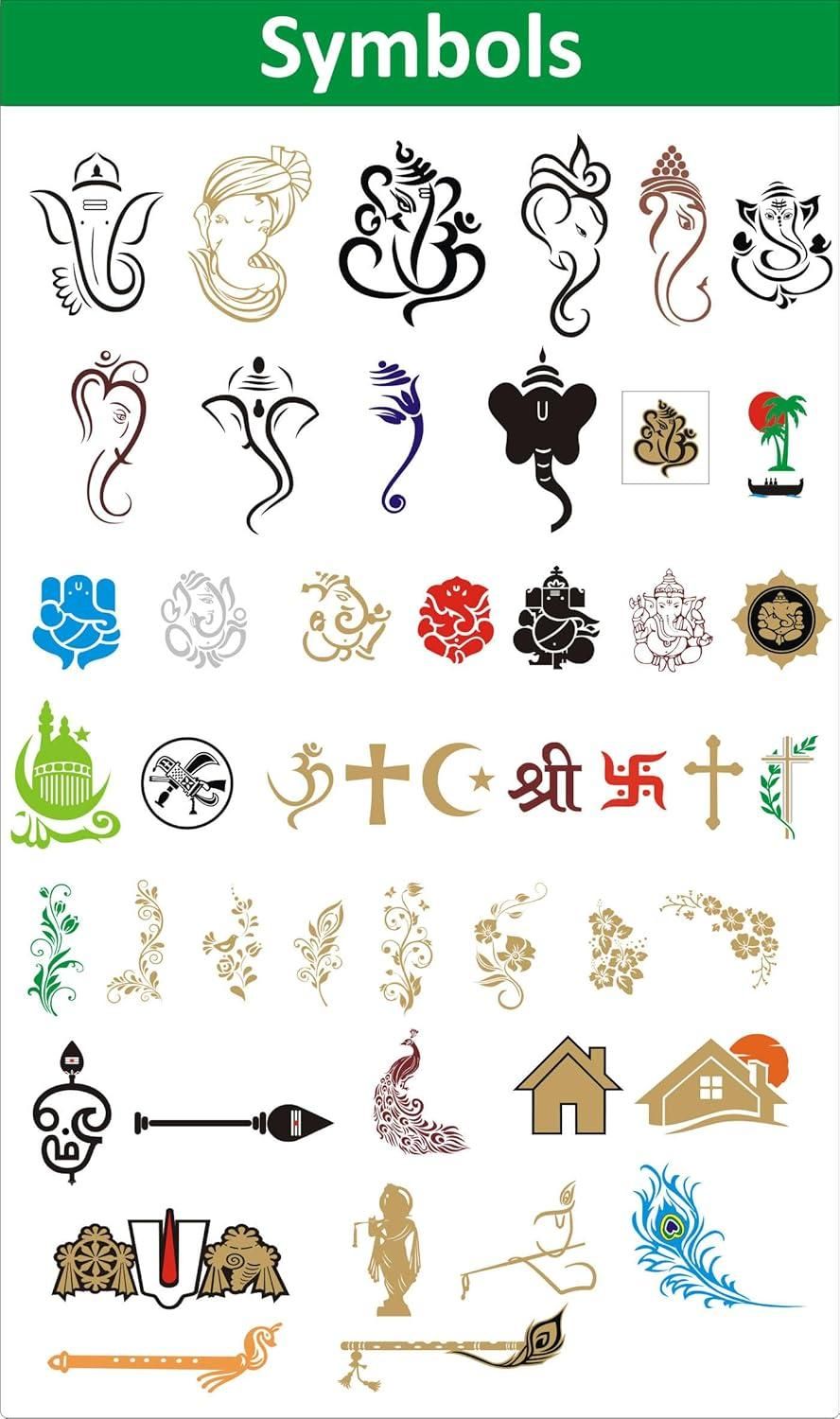 "Acrylic Kannada House Name Plate with Lord Gajamuka and Om Symbol  "