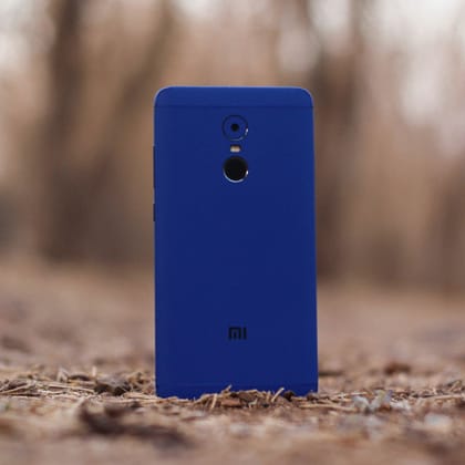 Matte Blue Mobile Skin