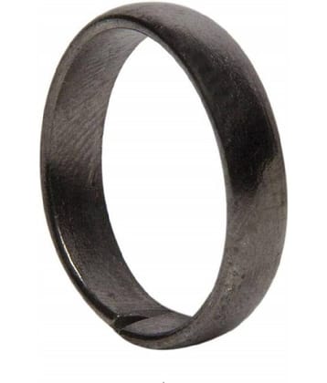 ASTRODIDI Black Horse Shoe Iron Ring Shani Dosh Niwaran Kale Ghode ki Naal Ka Challa (Ring Size 16)