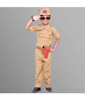 lucky h star garments - Khaki Cotton Blend Boys Costume ( Pack of 1 ) - None