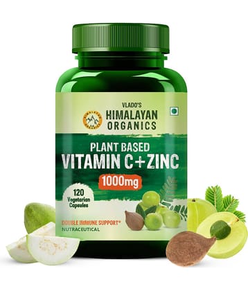 Vlado's Himalayan Organics Plant Based Vitamin C with Zinc - 120 No.s